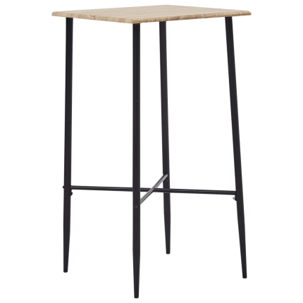 Table de bar style Industriel en bois mdf 60 x 60 x 111 cm {attributes}