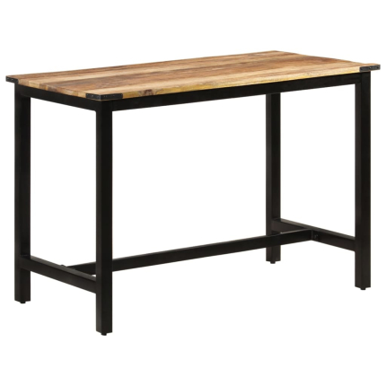 Table à manger Style Industriel en bois de manguier massif 110x60x76 cm {attributes}