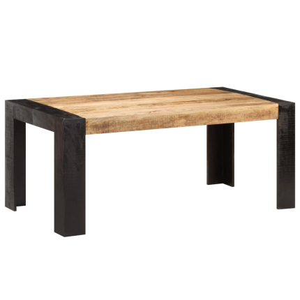 Table salle à manger Style Industriel en bois de manguier massif 180 x 90 x 76 cm {attributes}