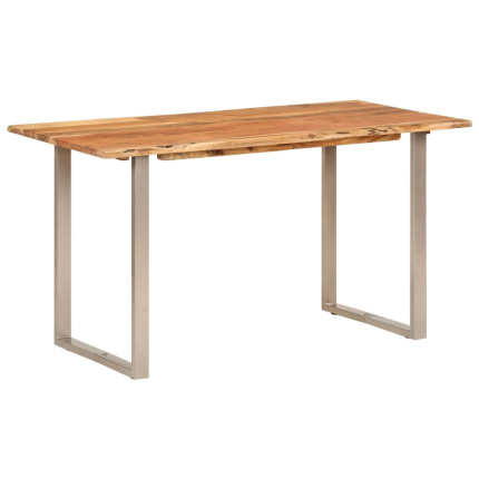 Table salle à manger Style Industriel en bois d'acacia 140 x 70 x 76 cm {attributes}