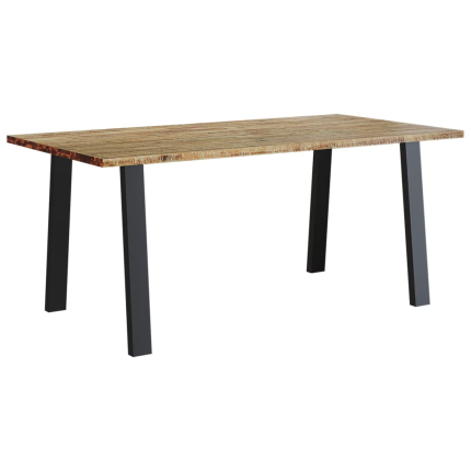 Table à manger Style Industriel en bois d'acacia 150 x 90 x 75 cm {attributes}