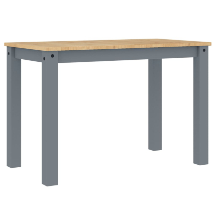 Table à manger style Campagne en bois de pin massif Gris 180x90x75 cm {attributes}