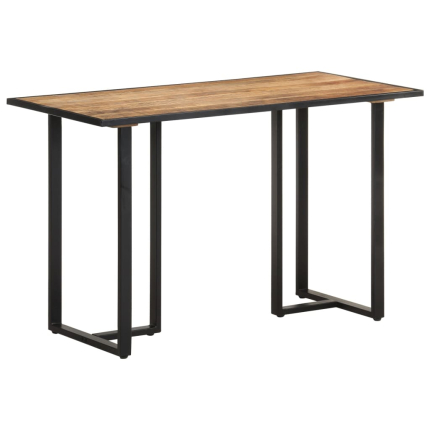 Table à manger Style Industriel en bois de manguier brut 120 x 60 x 76 cm {attributes}