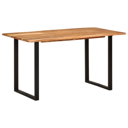 Table salle à manger Style Industriel en bois d'acacia 140 x 70 x 76 cm {attributes}