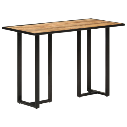 Table à manger Style Industriel en bois de manguier massif 110 x 55 x 75.5 cm {attributes}